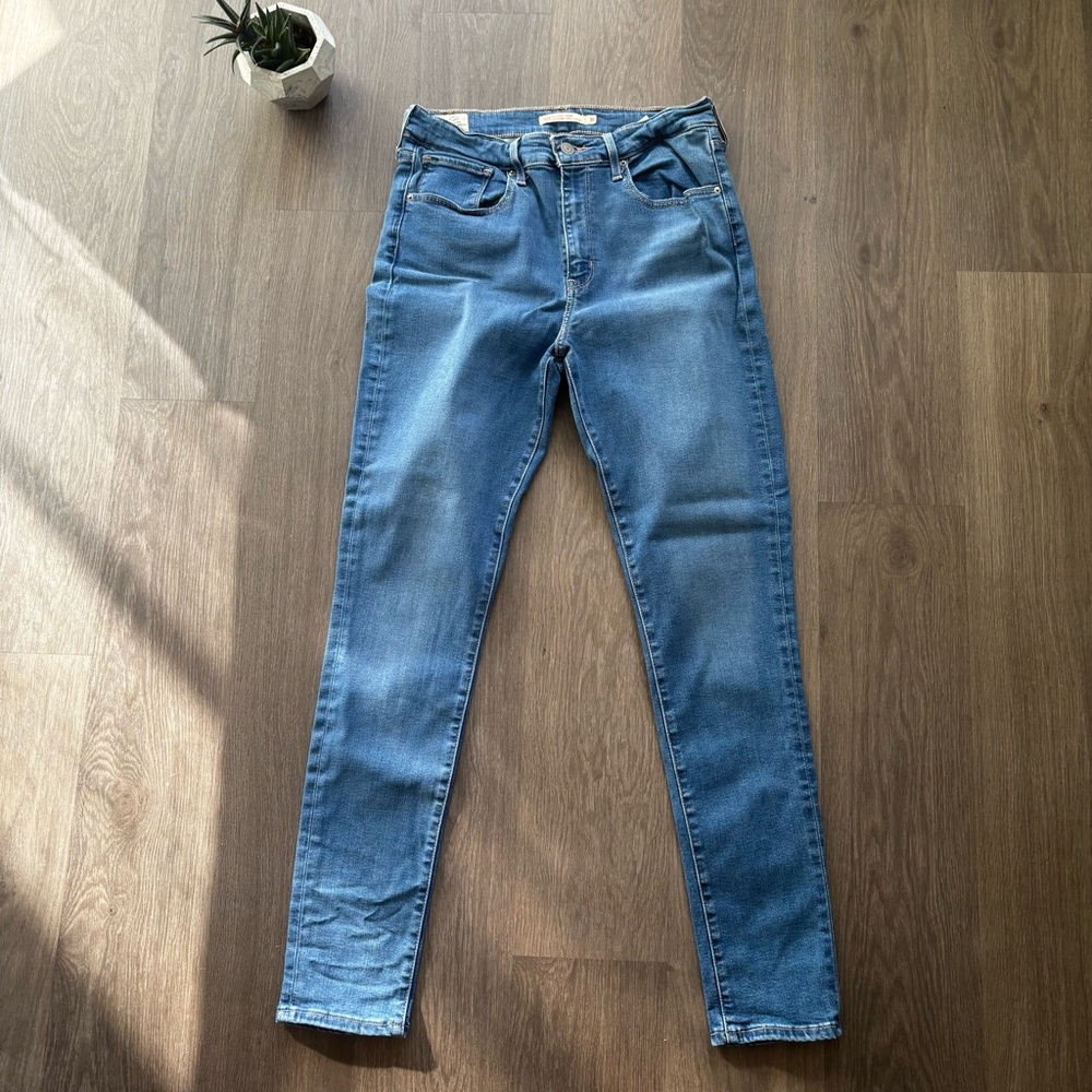 Levi's 721 High Rise Skinny Classic Blue Women's Jeans